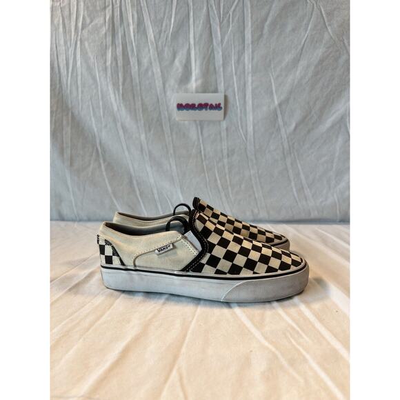 Vans Shoes - Vans Classic Slip On Sneakers Women's 6.5 Checkerboard Skateboarding Shoes
